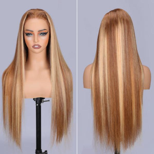 Lace Frontal Wigs Body Wave 13×4 Glueless Wig 4/27 Colored Human Hair Wig