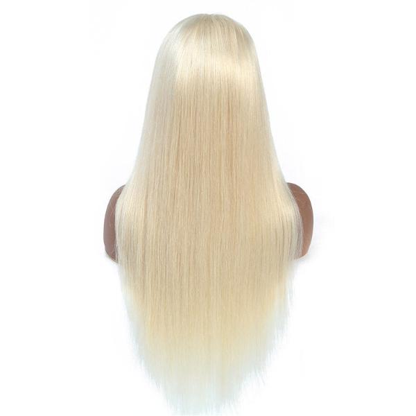 #613 Blonde Straight Lace Wigs Human Virgin Hair Wigs