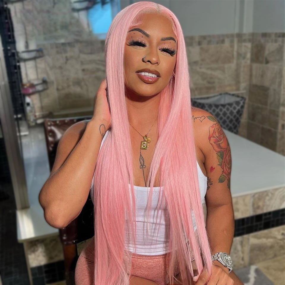 #613 Blonde Straight Lace Wigs Human Virgin Hair Wigs