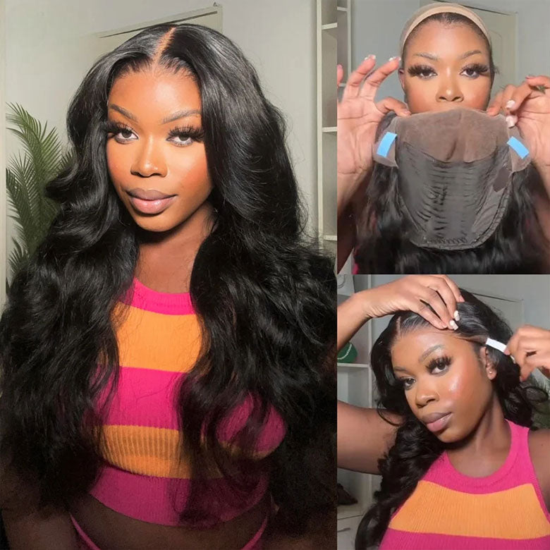 Body Wave Wigs Pre-Cut 13x4 Invisible HD Lace Frontal Human Hair Wigs
