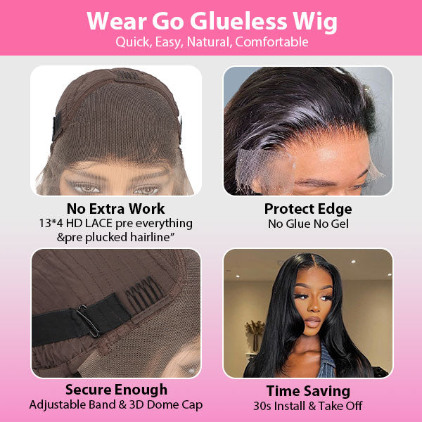 Lace Frontal Wigs Body Wave 13×4 Glueless Wig 4/27 Colored Human Hair Wig